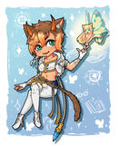 commissioned work of a ffxiv character