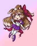 part of a series where i drew all my friend's characters as magical girls