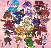 series where i drew all my friend's characters as magical girls.