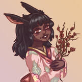 gift art of a friends ffxiv character