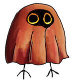 character design work of an original creature of mine, the frumpy scrungo