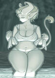 personal art of my oc, belphie